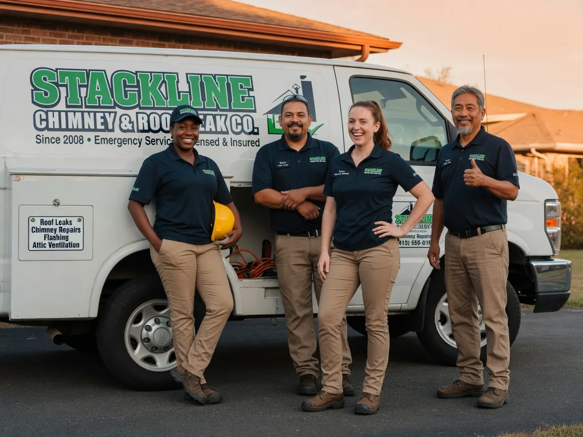 Chimney flashing repair company in Troy, NC